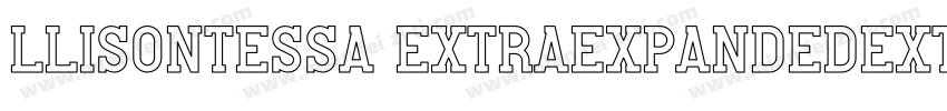 llisonTessa ExtraexpandedExtra字体转换